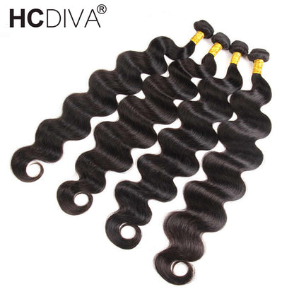 10A Brazilian Body Wave Hair Extensions - 3-Pack Human Remy Hair Bundles, Naturally Lustrous & Tangle-Free, Premium Quality for Women, 10-32 Inch Lengths