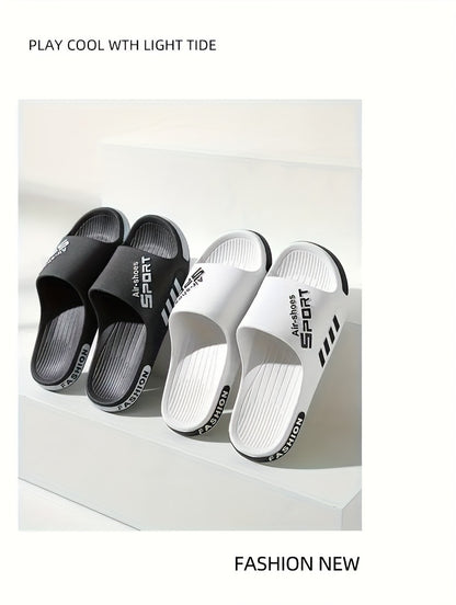 [Non-Slip PVC Slippers] Non-Slip, Wear-Resistant PVC Slippers - Men's Casual Summer Slip-On Sandals for Outdoor & Indoor Use | Outdoor Footwear | Casual Slipon Shoes | PVC Upper Sandalssuitable for Men & Women