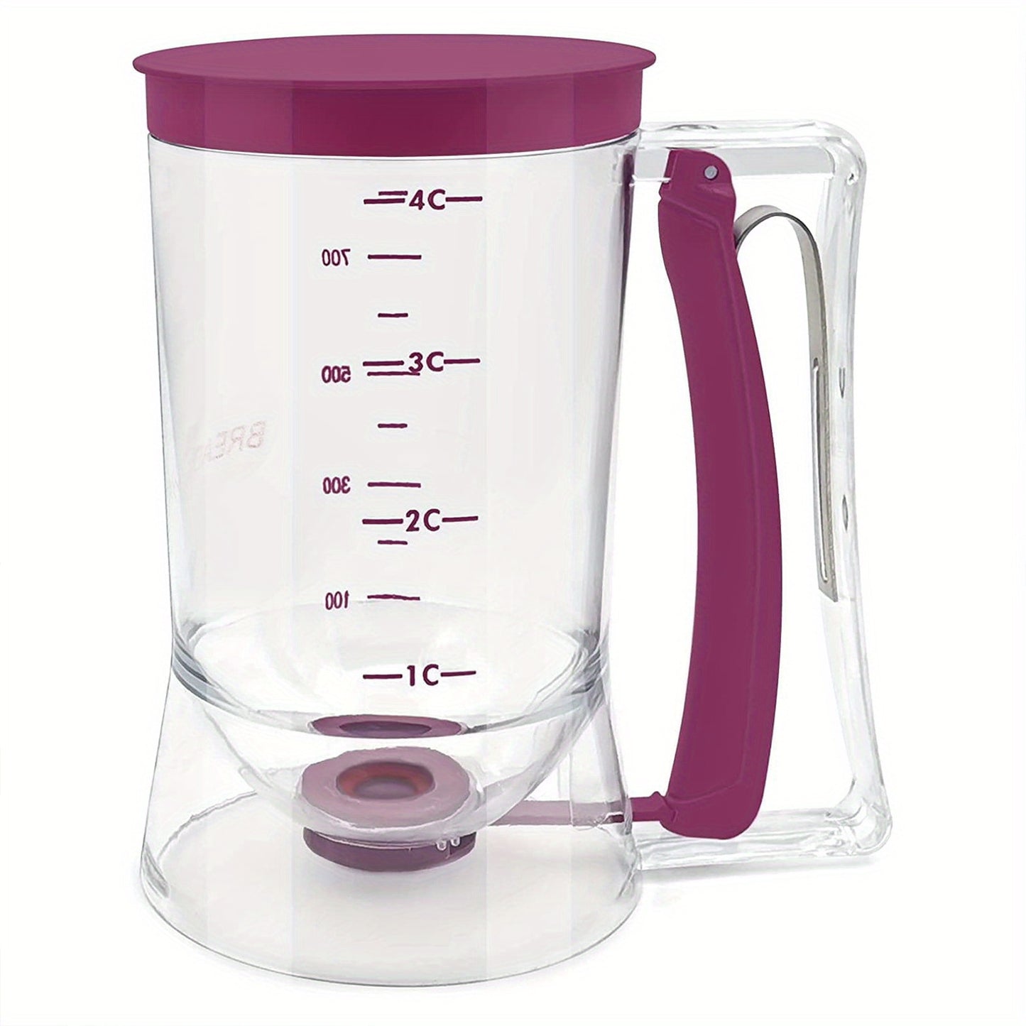 [1pc Batter Dispenser] 1pc Collapsible Batter Dispenser | Pancake Cupcake Batter Separator for Cupcakes, Waffles, Muffin Mix, and Baked Goods