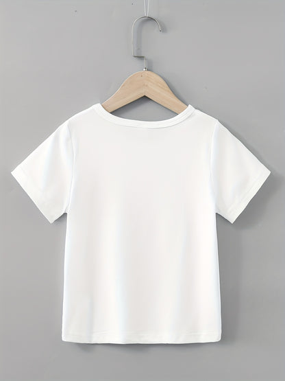 Fun Snack Lover's Tee - Boys' Creative T-Shirt - Lightweight, Comfy, Short Sleeve, Crew Neck, Casual Summer Kids Clothing for Boys